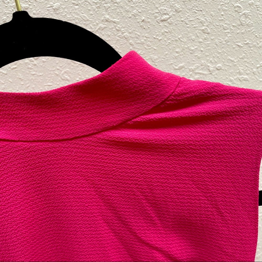 Hot pink ruffle Betsey Johnson Dress - Picture 2 of 4